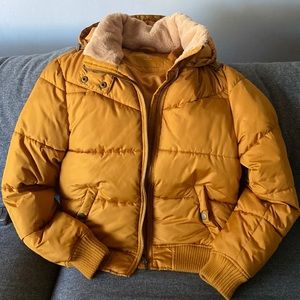 Mustard Puffer Jacket